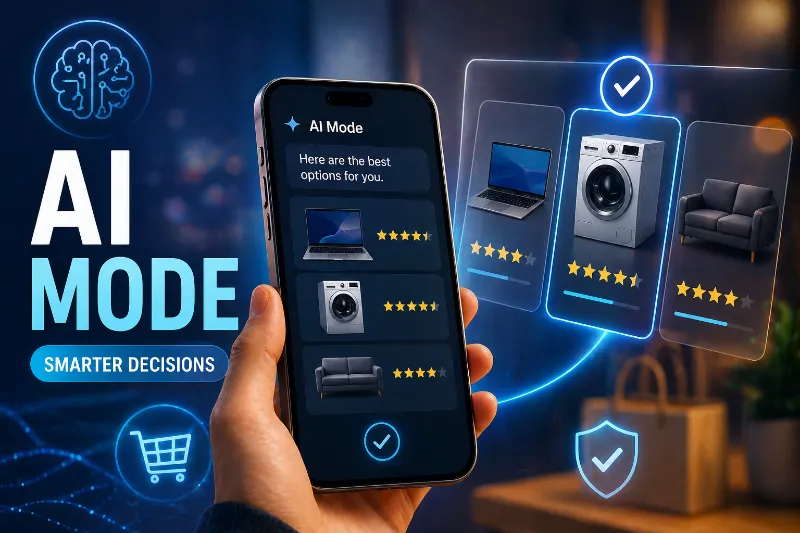 Cách người tiêu dùng điều hướng các quyết định mua sắm rủi ro cao trong AI Mode