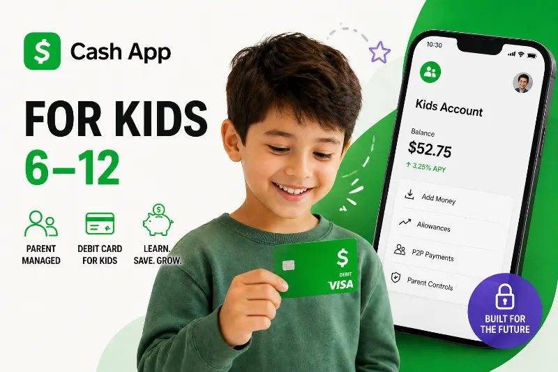 Cash App nhắm tới nhóm khách hàng mới: trẻ em từ 6 đến 12 tuổi